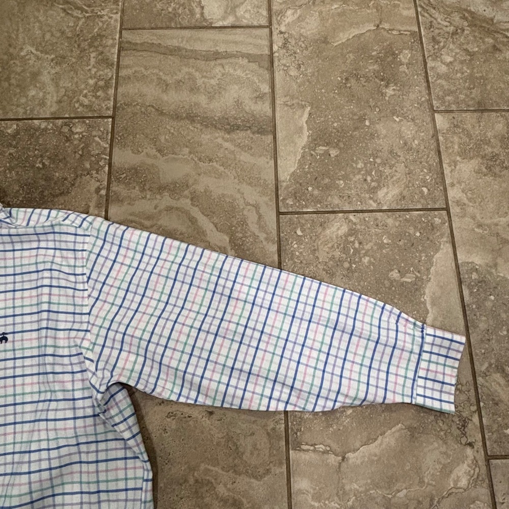 Brooks Brothers Mens XL Traditional‎ Non-Iron Stretch Tattersall Check Shirt - Picture 7 of 16